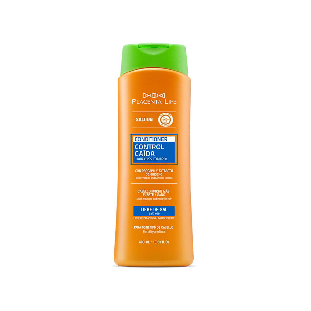 Acondicionador Placenta Life Saloon Control Caída - Frasco 400 ML