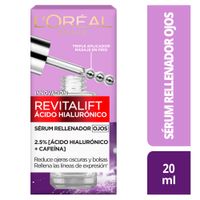 Sérum Contorno de Ojos L'Oreal Paris Revitalift Ácido Hialuróico - Frasco 20 ML