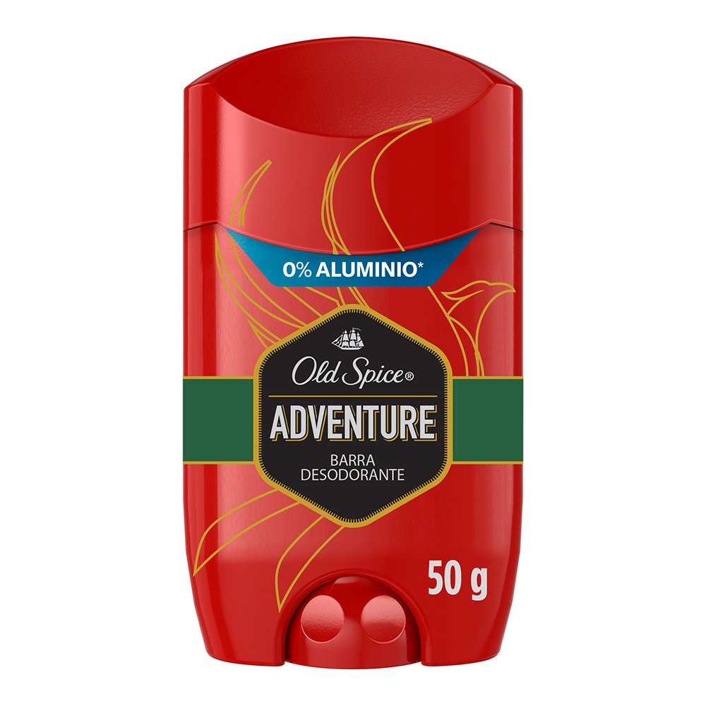 Body Spray Old Spice Adventure Valentía y Madera - Frasco 50 G