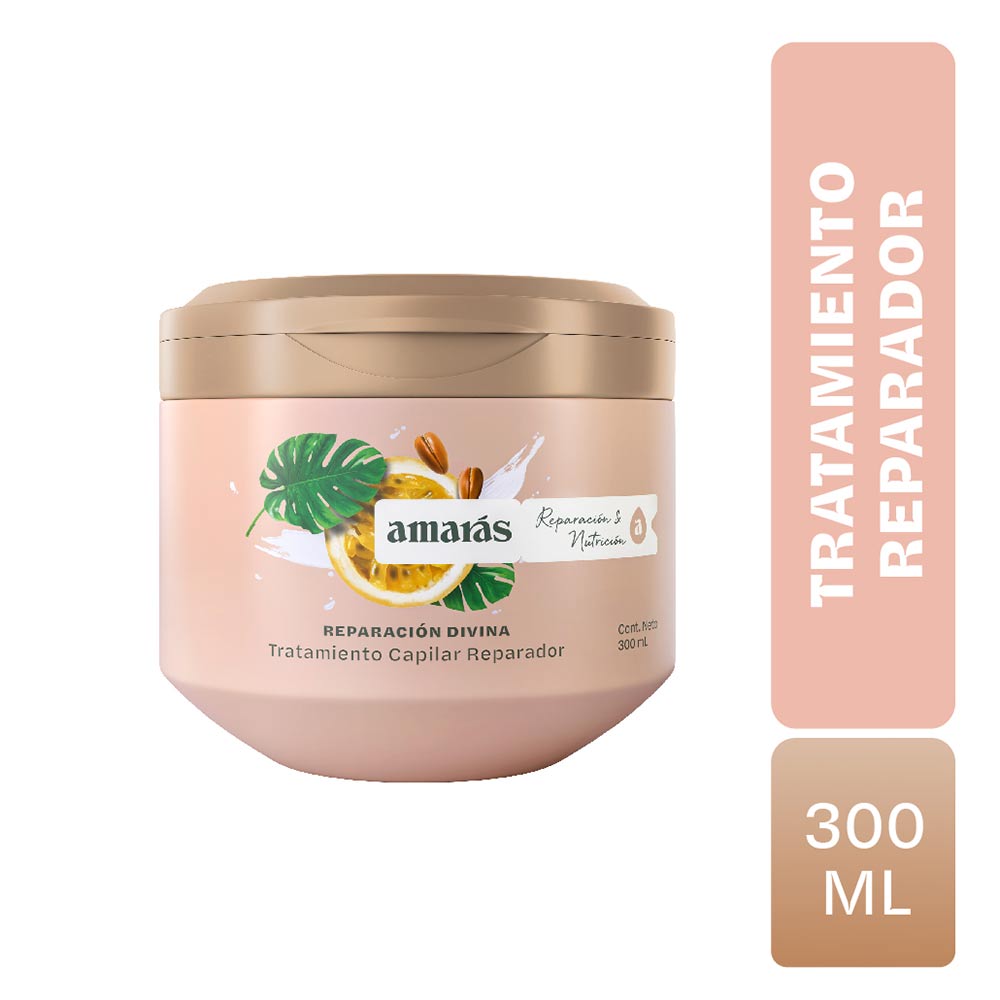 Tratamiento Capilar Amarás Reparación y Nutrición - Pote 300 ML