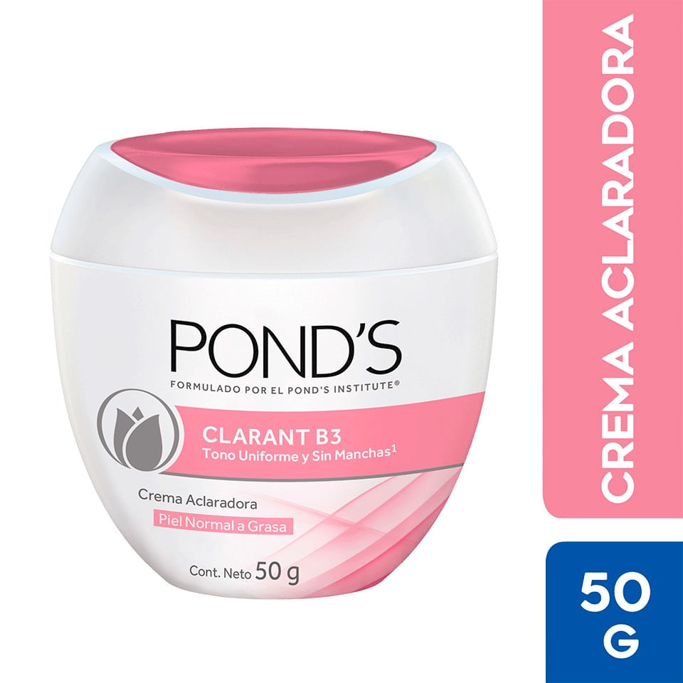 Crema Pond's Clarant B3 Piel Normal a Grasa - Pote 50 G