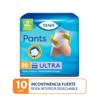 Ropa Interior Desechable TENA Pants Ultra Plus Unisex Talla M - Bolsa 10 UN