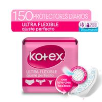 Protectores Diarios Kotex Ultra Flexible - 150 UN
