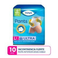Ropa Interior Desechable TENA Pants Ultra Plus Unisex Talla L - Bolsa 10 UN
