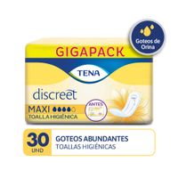 Toallas para Adulto TENA Mujer Maxi - Bolsa 30 UN