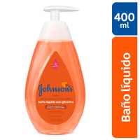 Baño Líquido Con Glicerina Johnson's Baby NF - Frasco 400 ML