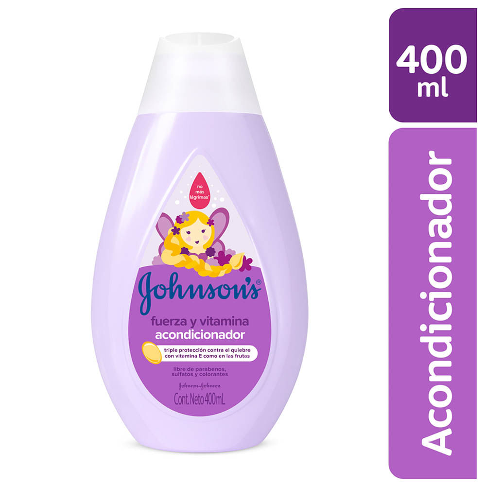 Acondicionador Johnson's NF Fuerza y Vitamina - Frasco 400 ML