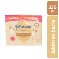 Jabón en Barra Johnson's Baby Avena - Pack 3 UN