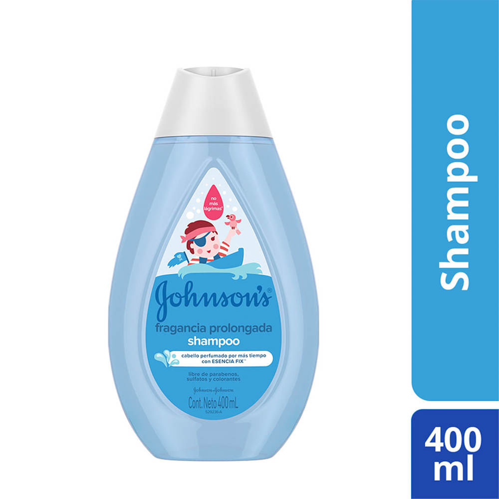 Shampoo Johnson's Baby Fragancia Prolongada - Frasco 400 ML