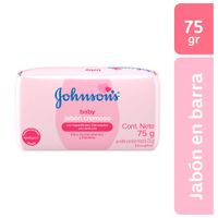 Jabón Cremoso Johnson's Baby Humectante - Barra 75 G