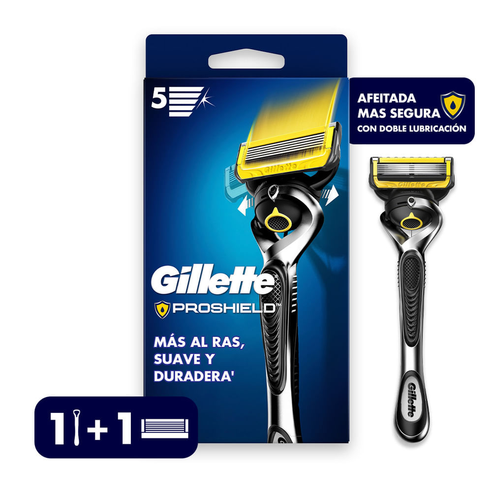 Máquina para Afeitar Recargable Gillette Fusion 5 Proshield - Blister 1 UN