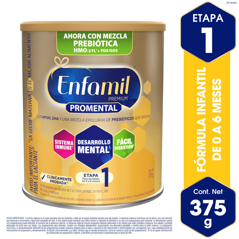 Fórmula Infantil Enfamil 1 Premium DHA+MFGM - Lata 375 G