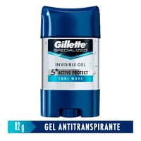 Gel Antitranspirante Gillette Cool Wave Clear - Frasco 82 G