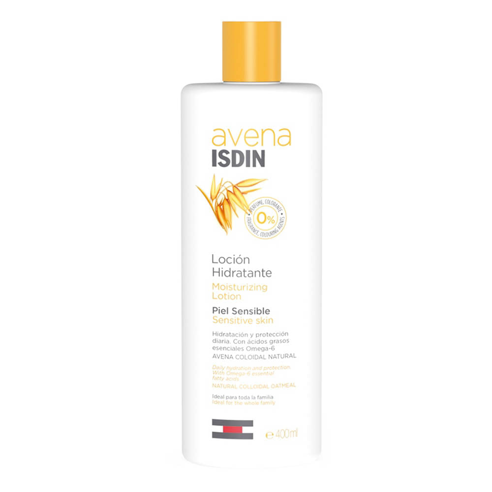 Loción Hidratante ISDIN Avena para Piel Sensible - Frasco 400 ML