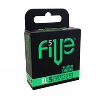 Preservativos Five XL Extra Lubricante - Caja 5 UN