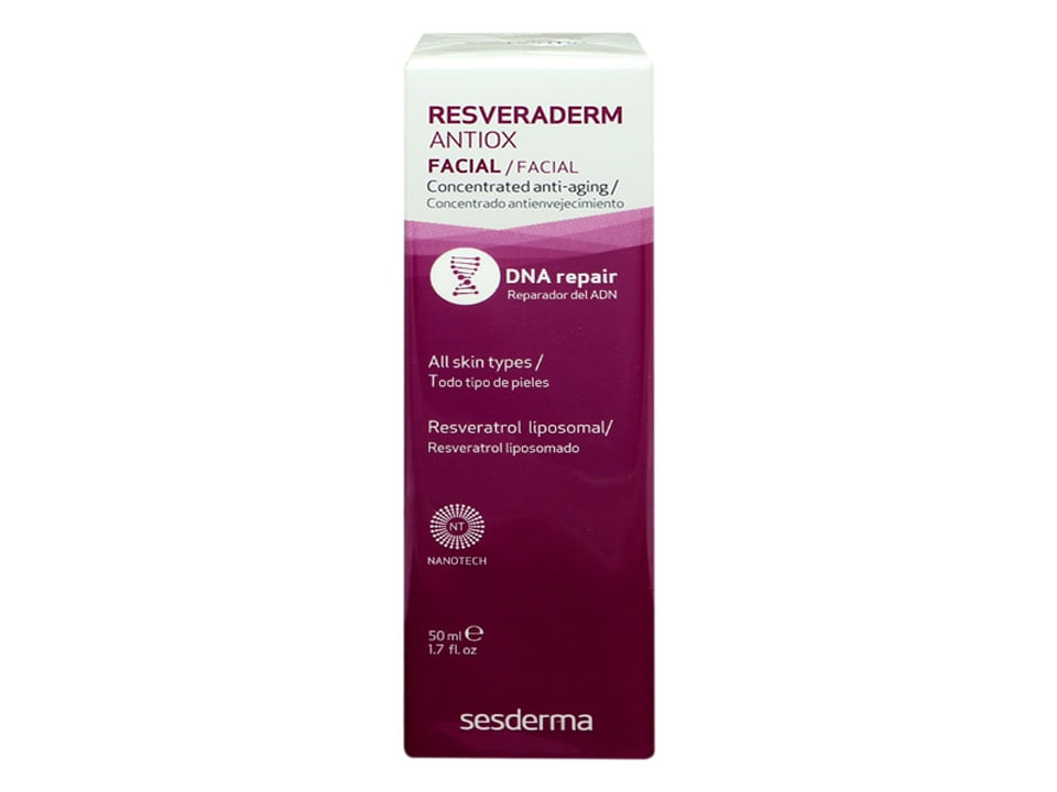 Crema Facial Resveraderm Antiox Sesderma - Frasco 50 ML