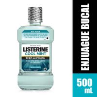 Enjuague Bucal Listerine Zero Menta Suave - Frasco 500 ML