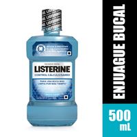 Enjuague Bucal Listerine Control Cálculo - Frasco 500 ML