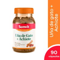 Sunvit Nat Uña de gato+Achiote 350mg cápsulas