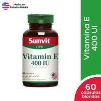 Sunvit Vitamin E 400UI  Cápsula blandas