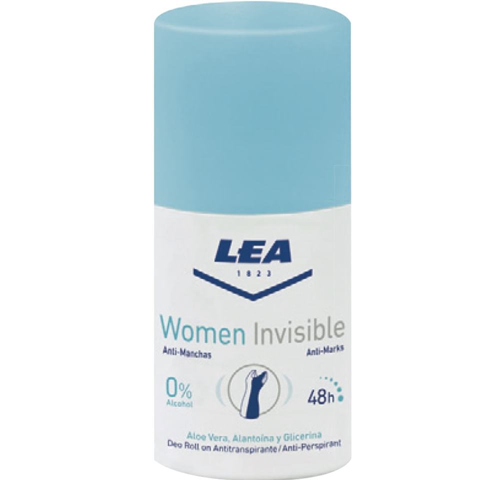 Antitranspirante Lea Women Invisible Roll On Desodorante - Frasco 50 ML