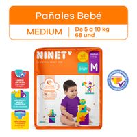 Pañales Ninet Talla M - Bolsa 68 UN
