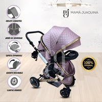 Coche Moisés «LOVY BABY» Rosa