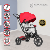 Triciclo Guiador para Niños «QUILL PRIME» Rojo