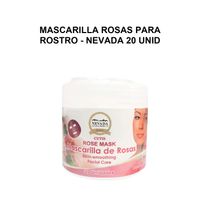 Mascarilla Rosas para rostro - Nevada 20 unid