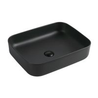 Ovalín Lilbao 50x40x14cm Negro Mate Orange