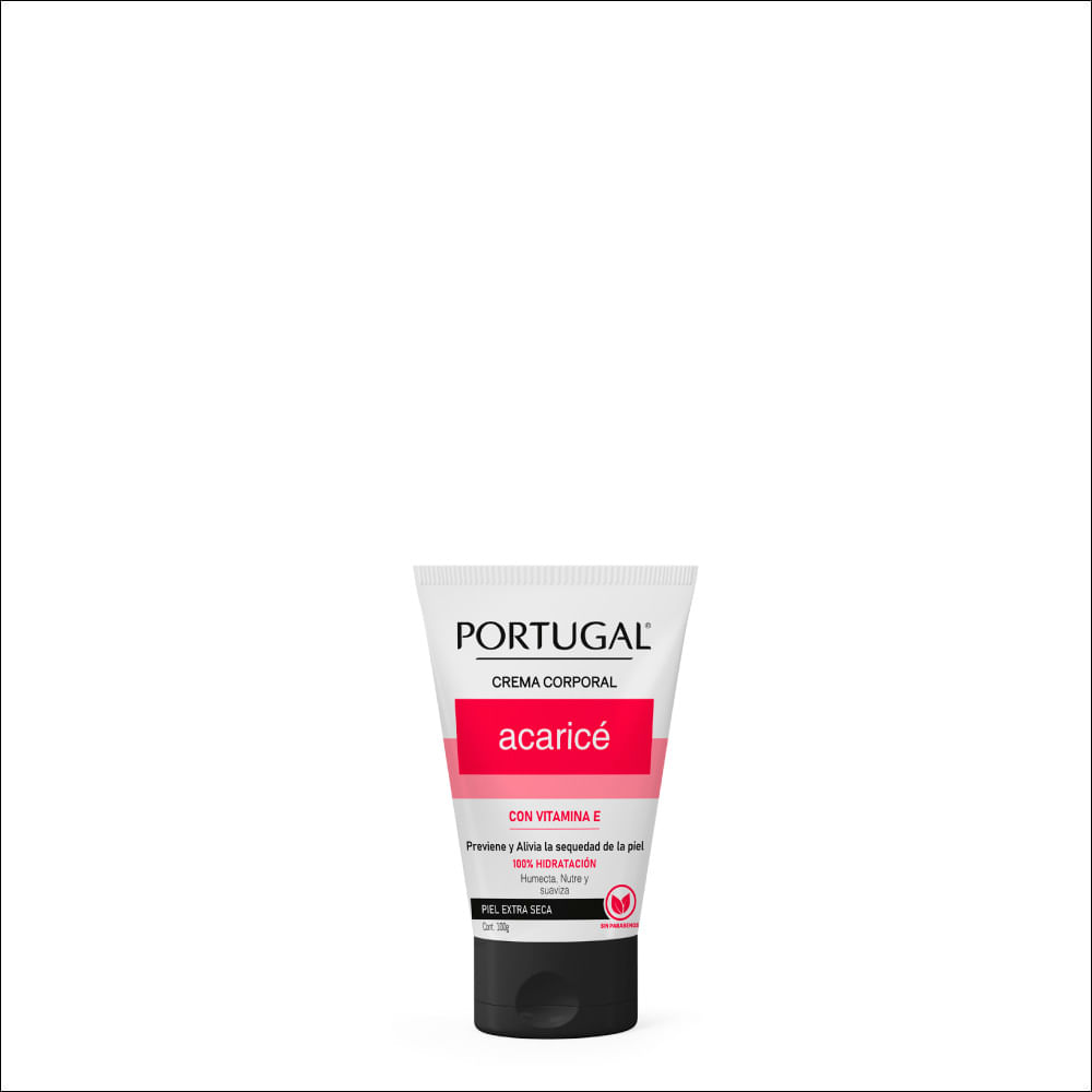 Crema Corporal Portugal Acaricé con Vitamina E - Frasco 100 G