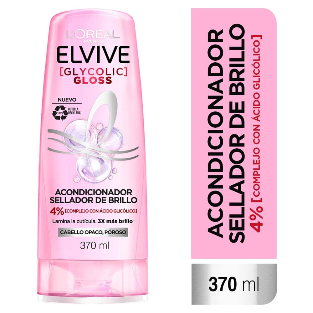 Acondicionador Elvive Glycolic Gloss Brillo