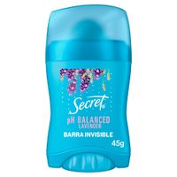 Desodorante en Barra Invisible Secret Ph Balanced Lavender