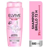 Shampoo Elvive Glycolic Gloss Brillo 72h 680ml