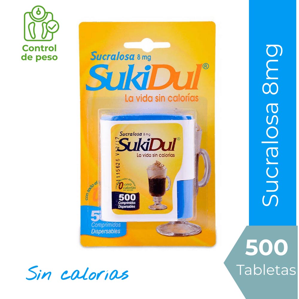 SukiDul Comprimido Dispersable - Dispensador 500 UN
