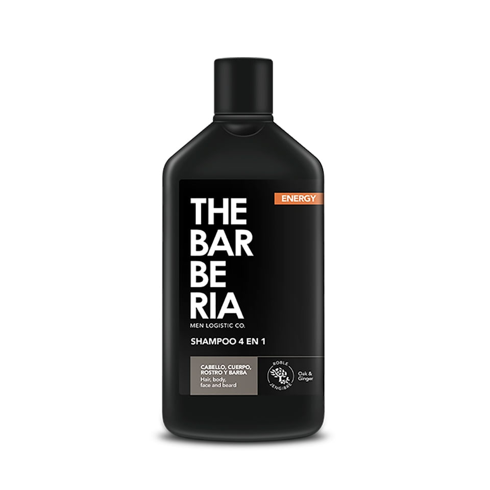 Shampoo The Barberia Energy 4 en 1 - Frasco 300 ml