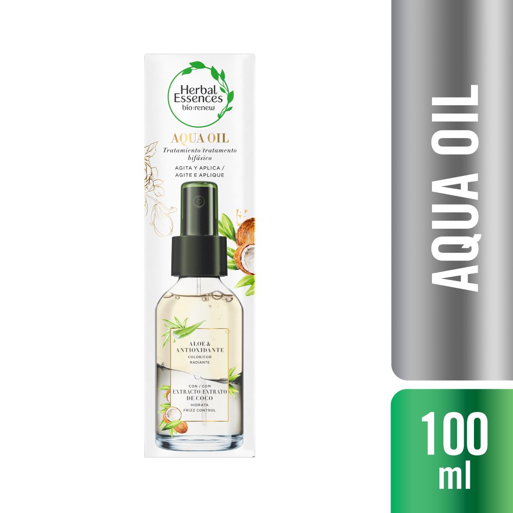 Tratamiento Capilar Herbal Essences Bio Renew Aloe & Extracto de Coco Oil Frasco 100 ML