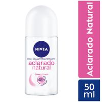 Antitranspirante Roll-on Nivea Aclarado Natural - Frasco 50 ML