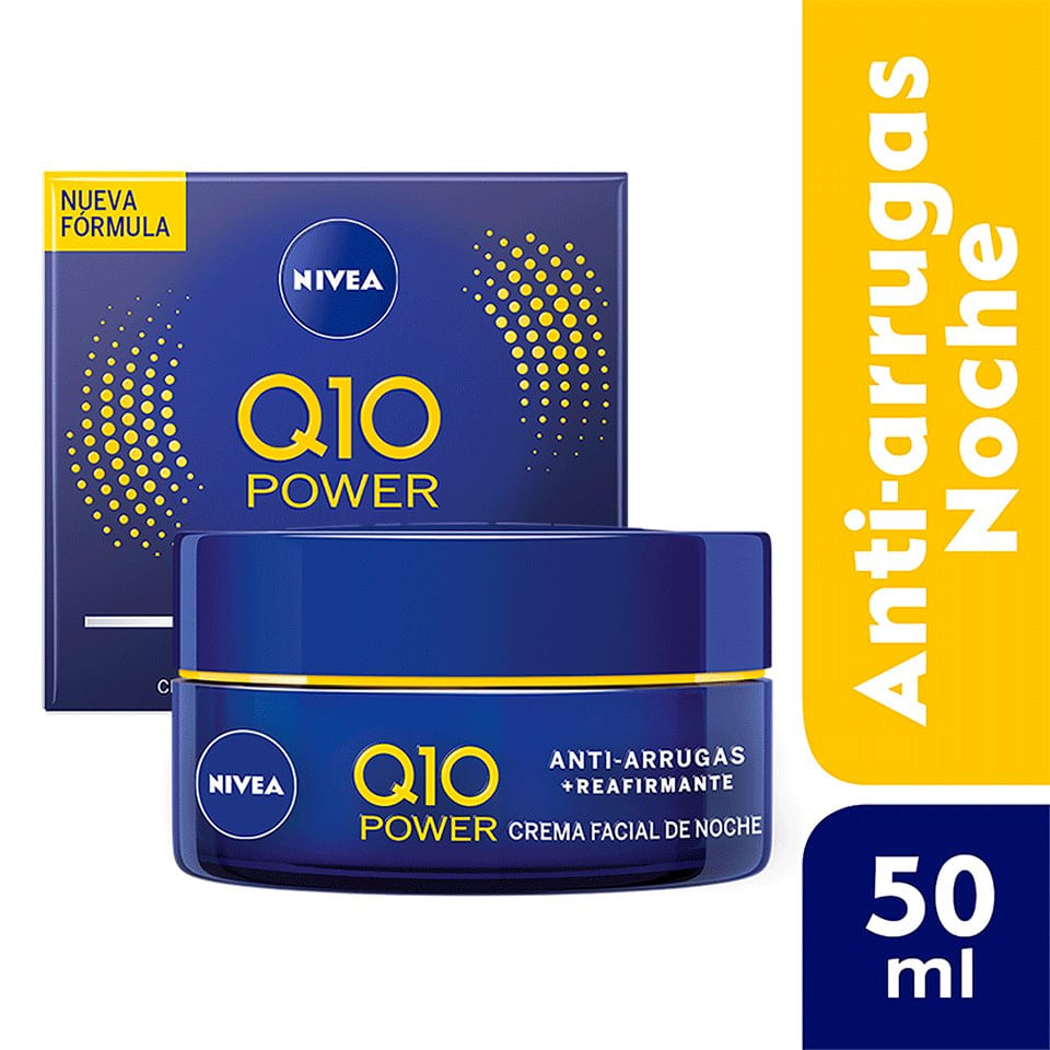 Crema De Noche Antiarrugas Q10 Nivea Visage - Pote 50 ML