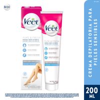 Crema Depilatoria Corporal Veet Pure Piel Sensible