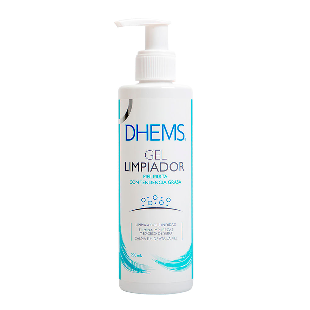 Gel Limpiador Dhems Para Piel Mixta a Grasa - Frasco 200 ML