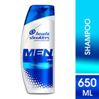 Shampoo Head & Shoulders 3 en 1 Men - Frasco 650 ML