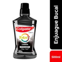 Enjuague Bucal Colgate Total 12 Carbón - Frasco 500 ML