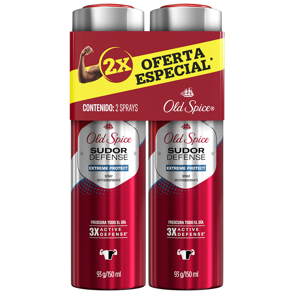 Pack 02 Antitranspirante Old Spice Sudor Defense
