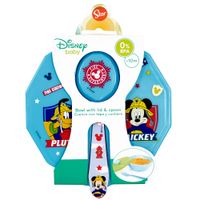 Plato con Tapa y Cuchara Stor de Mickey