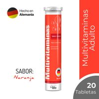 Multivitaminas Vitamins For Life Tableta Efervescente Sabor Naranja