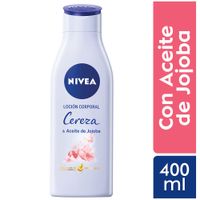 Loción Corporal Cereza y Aceite de Jojoba Nivea - Frasco 400 ML