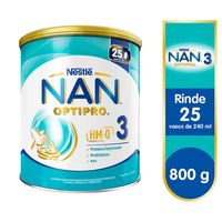 NAN® 3 OPTIPRO® Alimento Complementario en Polvo - Lata 800 G