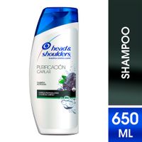 Shampoo Head & Shoulders Purificación Capilar Carbón Activado - Frasco 650 ML