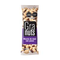 Mezcla GRANUTS Maní Con Pasas - Bolsa 50 G